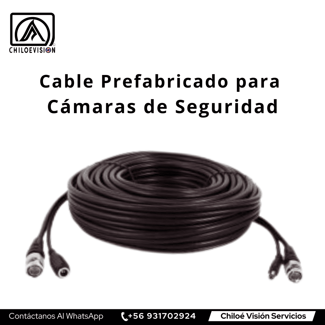 Cable Prefabricado para Cámaras de Seguridad