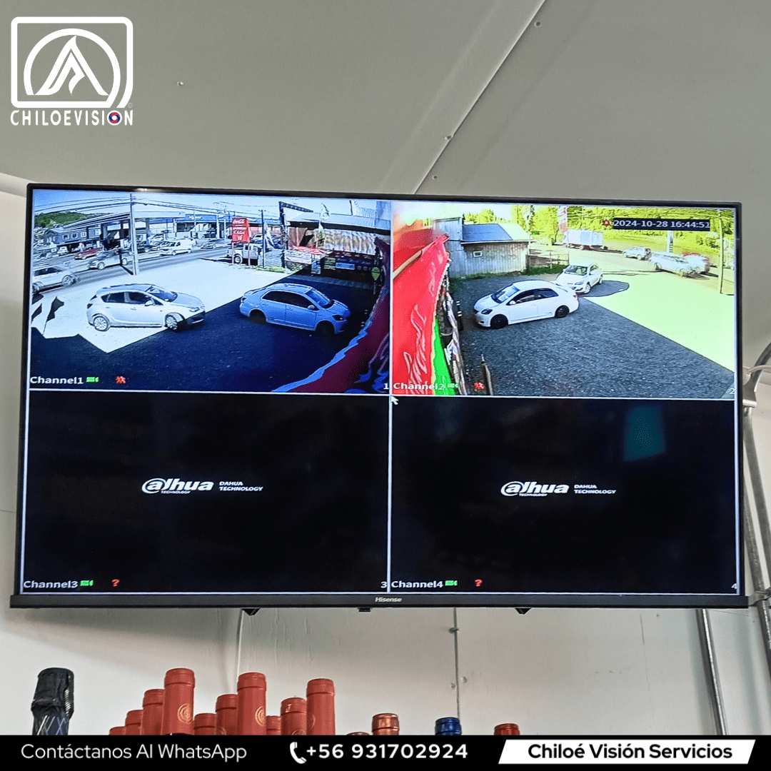 Instalación de Cámaras de seguridad CCTV en Castro, Chiloe