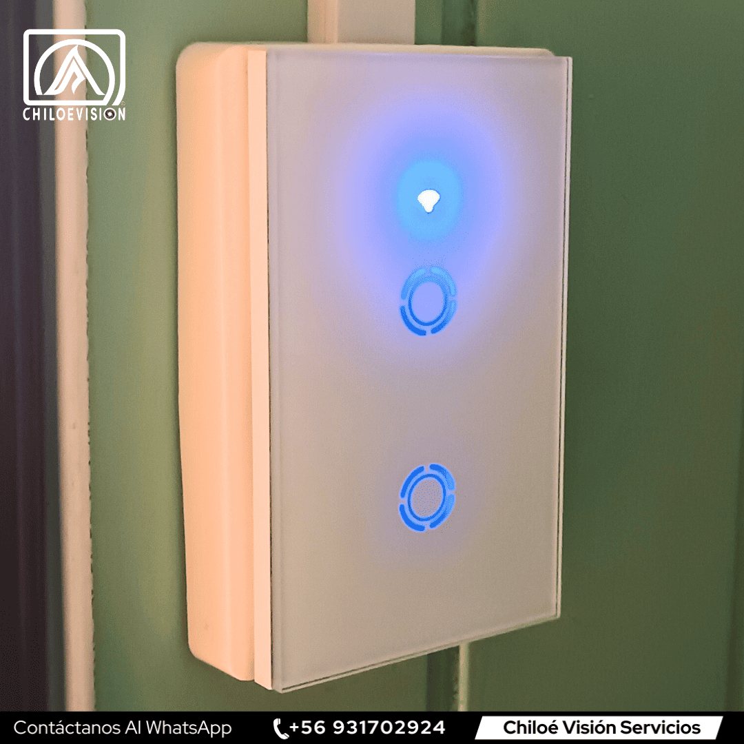 Instalación de Interruptores WiFi y Tradicionales en Quinchao – Chiloé Visión SpA