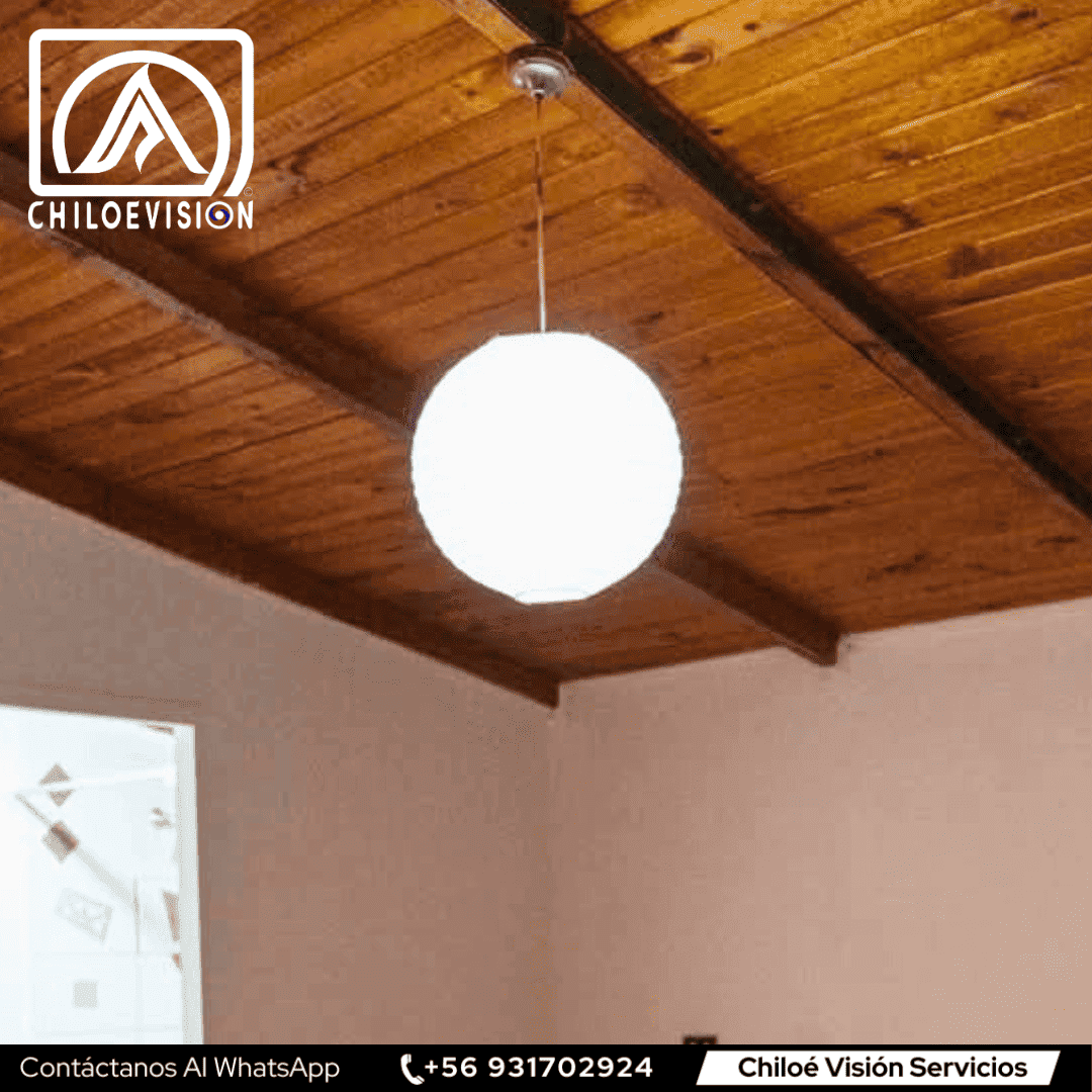 Instalación de Lámparas Decorativas, Plafones y Focos Empotrados en Ancud, Chiloé – Chiloé Visión SpA