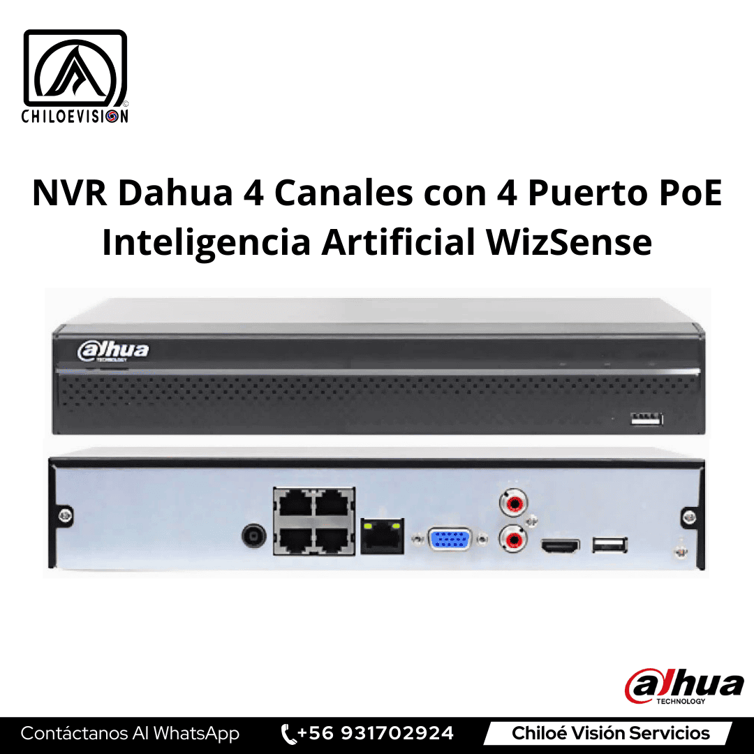 Grabadores para sistemas CCTV: NVR, XVR y DVR disponibles con instalación en Chiloé