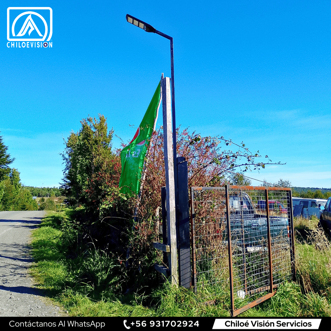 Instalación de Luces y Focos LED Solares y Eléctricos en Quellon, Chiloé – Chiloe Vision SpA