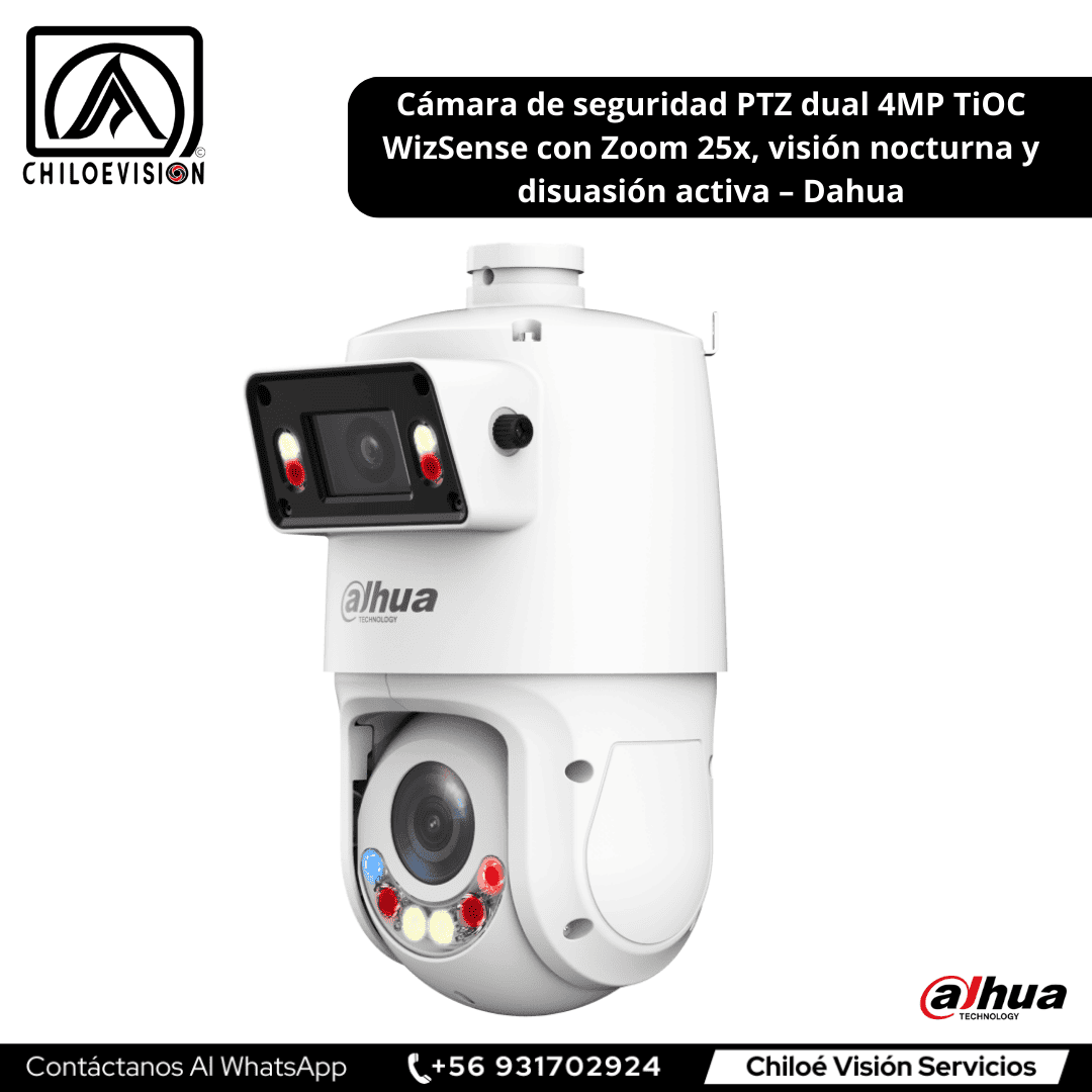 Cámara de Seguridad PTZ en Quinchao, Chiloé / Dahua