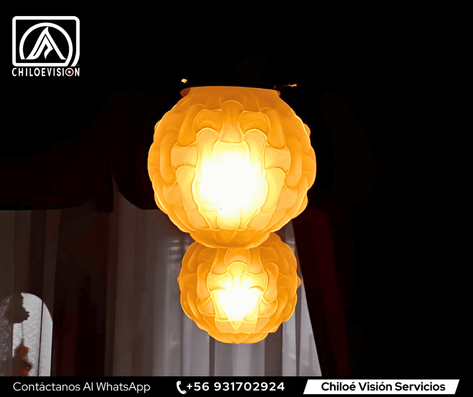 Instalacion de Lamparas Colgantes en Chiloé