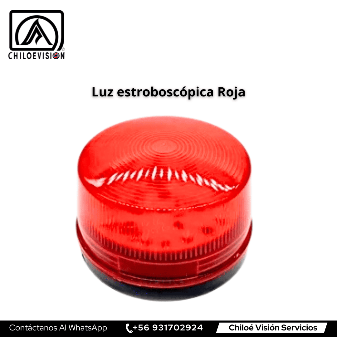Luz Estroboscópica Roja Xpro en Chiloé