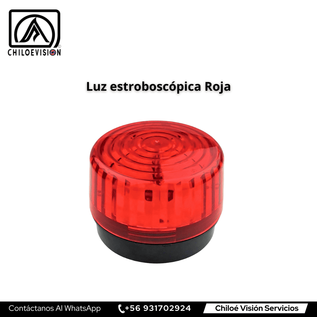 Luz Estroboscópica Roja Zudzec en Chiloé