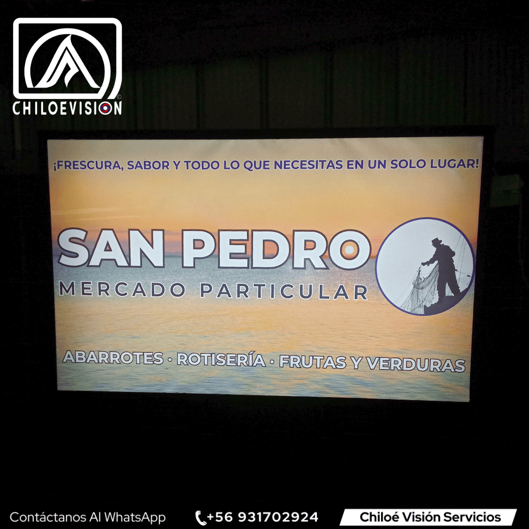 Letreros Luminosos en Castro Chiloe