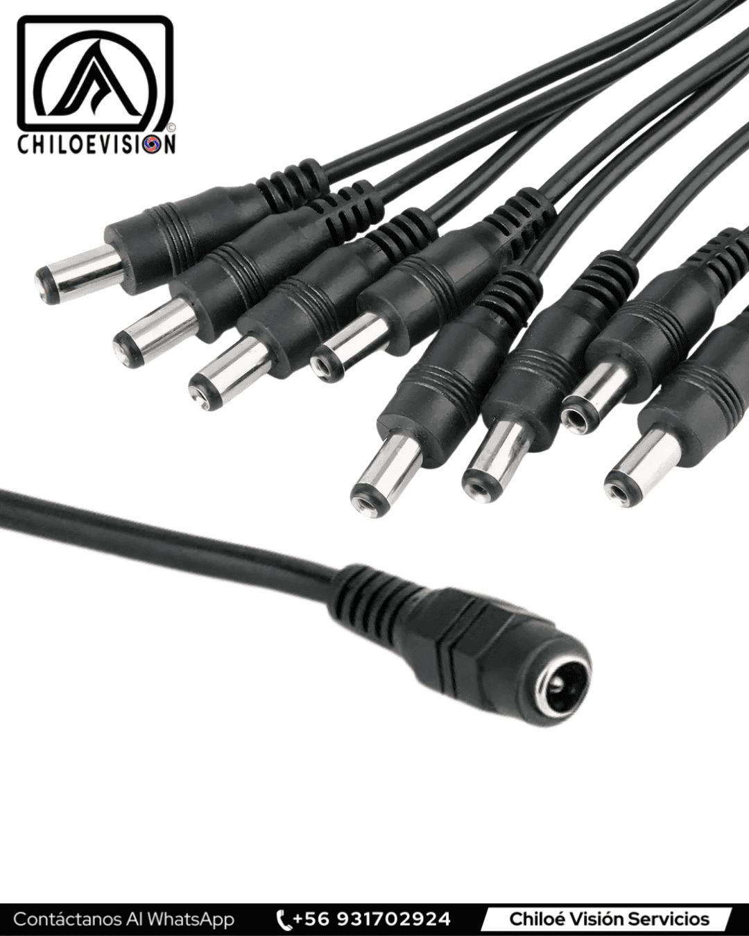 Cables Splitter CCTV en Chiloé