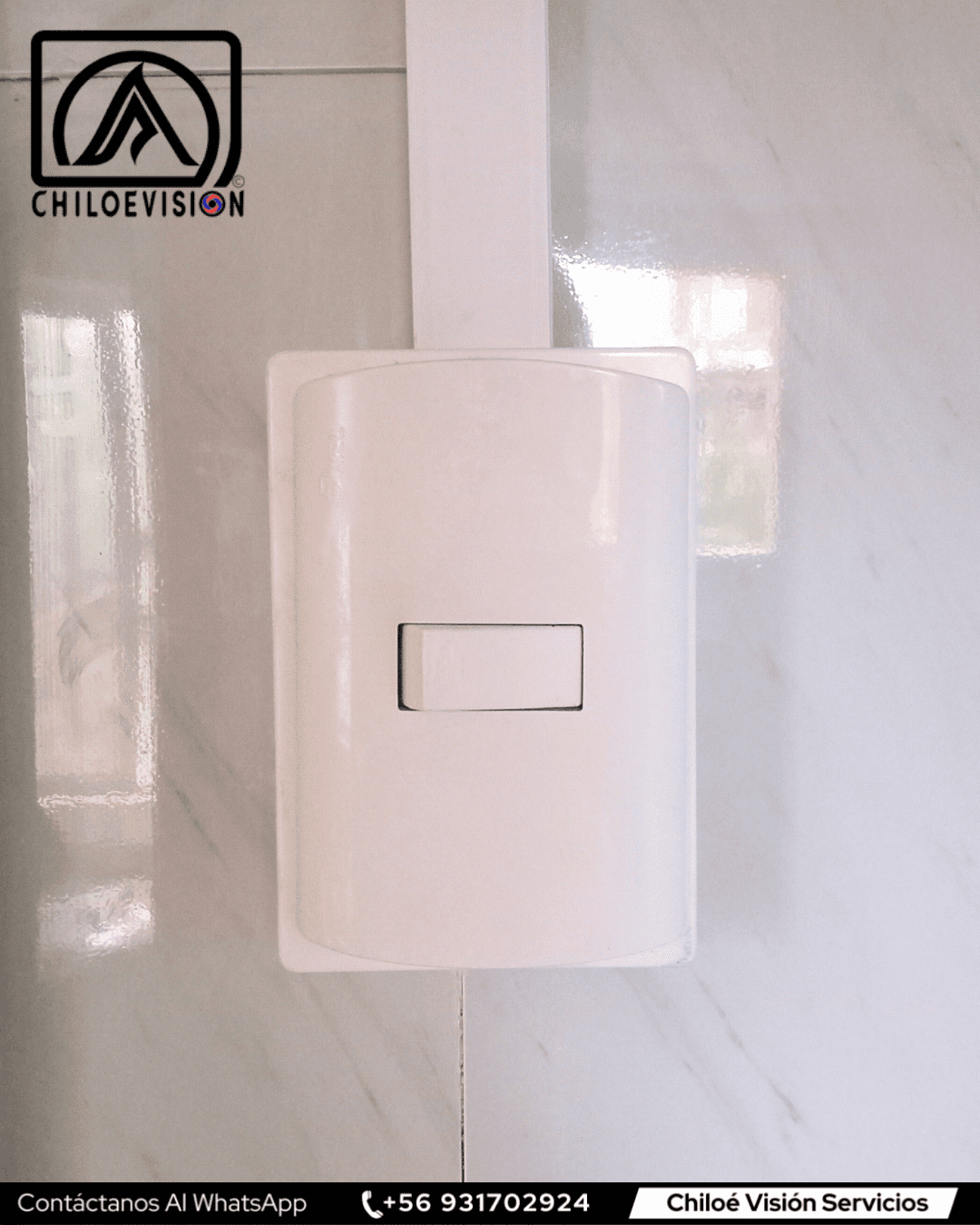 Instalación de Interruptor Sobrepuesto en Chiloé