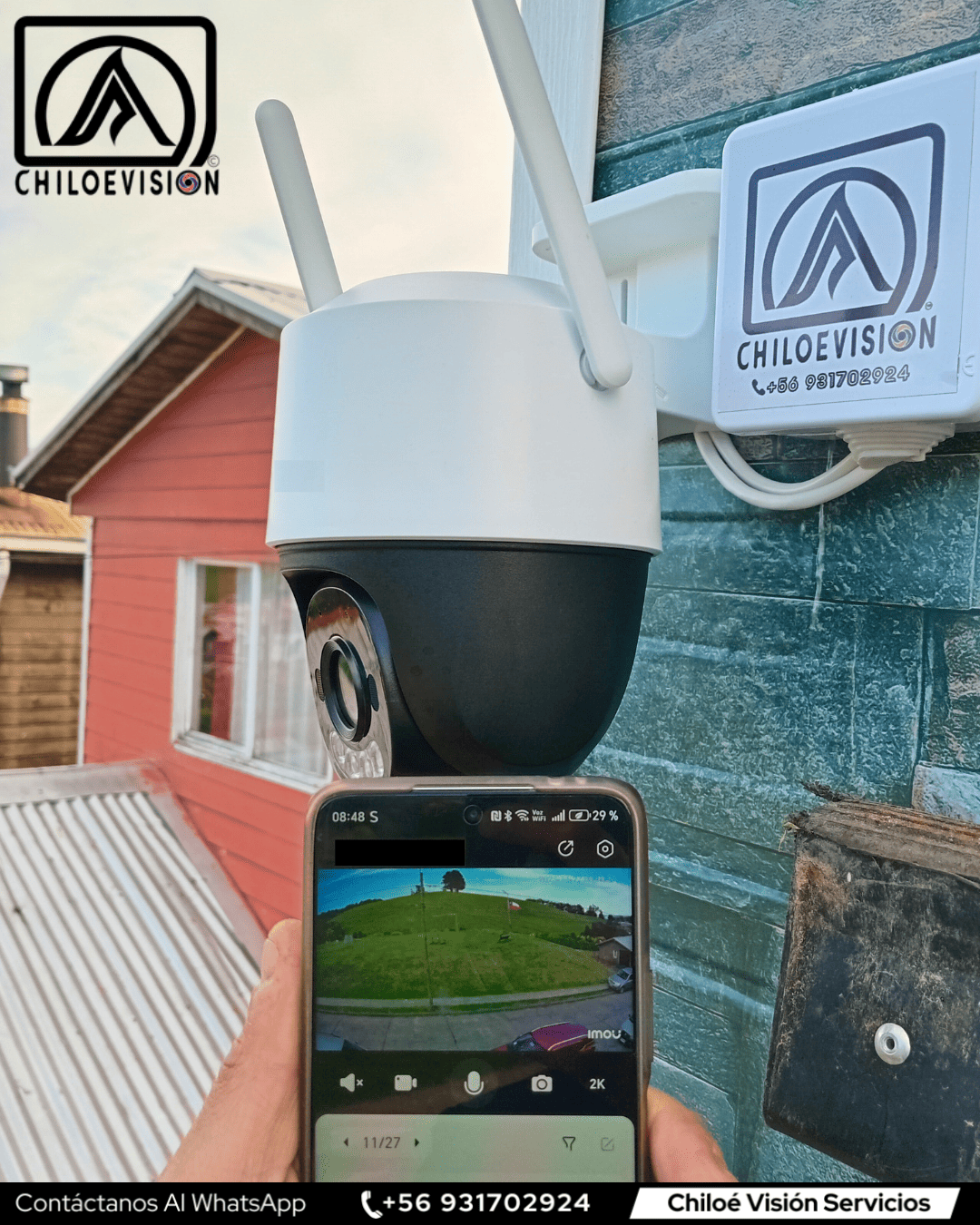 Instalación de Cámaras de Seguridad WiFi  en Chiloé