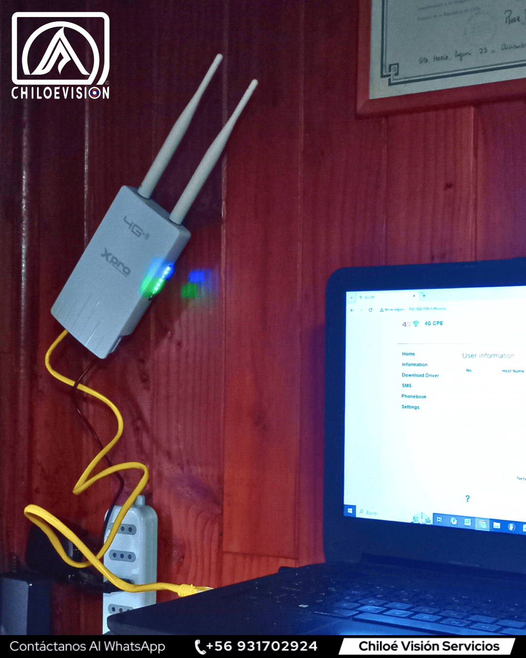 Internet en Achao Chiloé