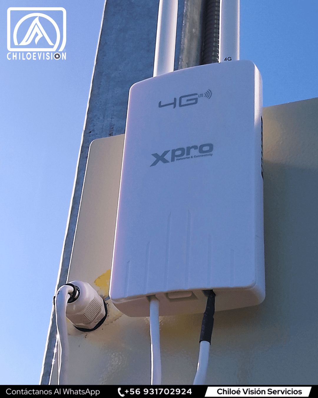 Router de Internet en Chiloé