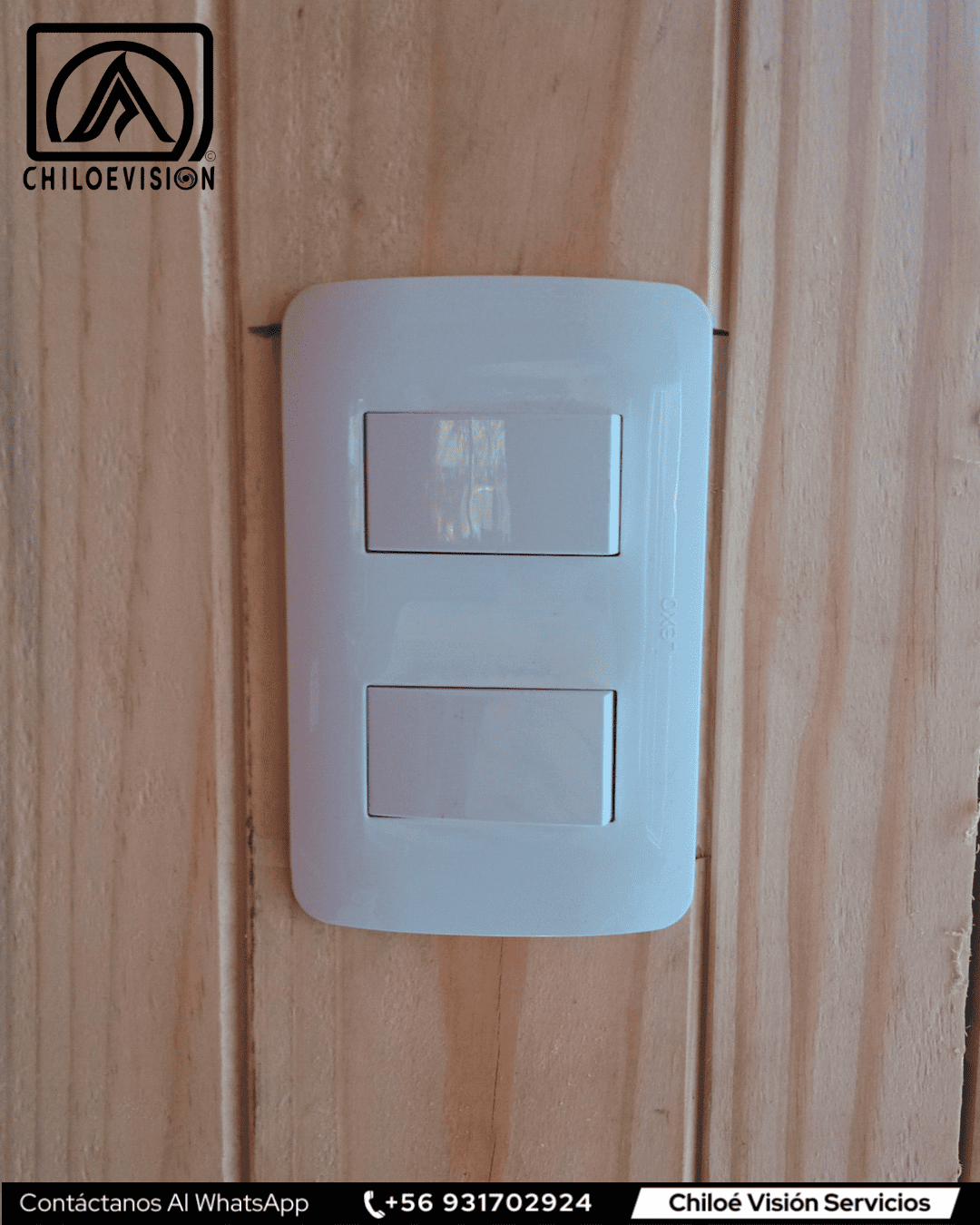 Instalación de Interruptor Doble en Chiloé