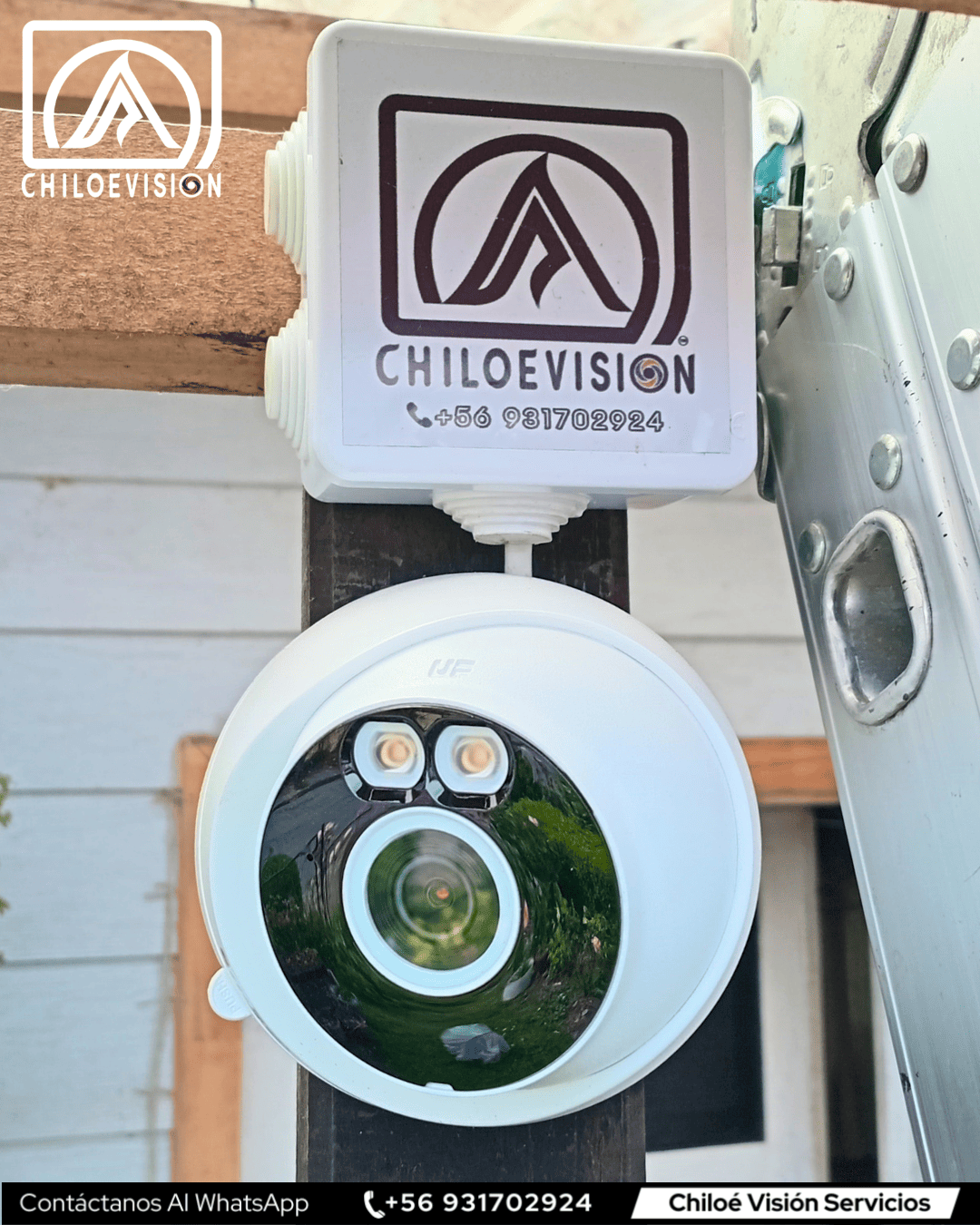 Cámara de Seguridad Domo WiFi e IP Dahua en Chiloé
