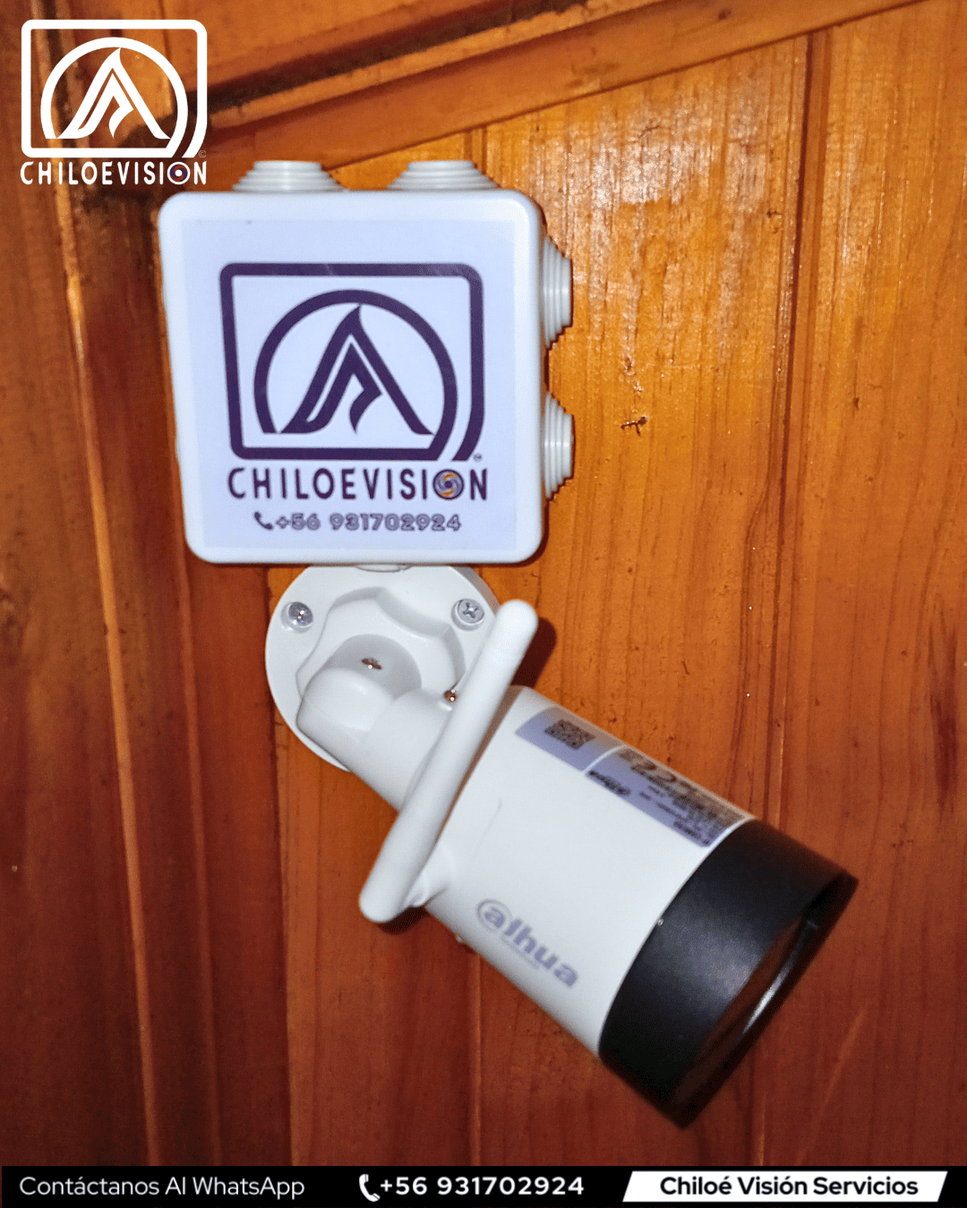 Instalación de Cámaras WiFi Bala en Chiloé