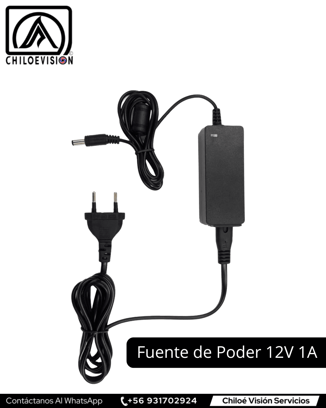 Fuente de Poder 12V 1A en Chiloé