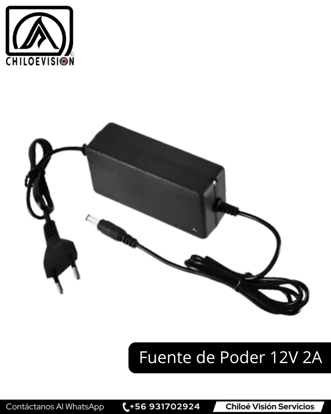 Fuente de Poder 12V 2A en Chiloé