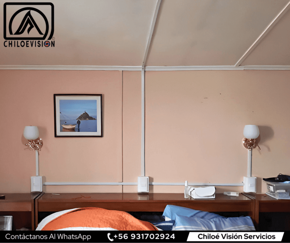 Instalación de lámparas en Castro