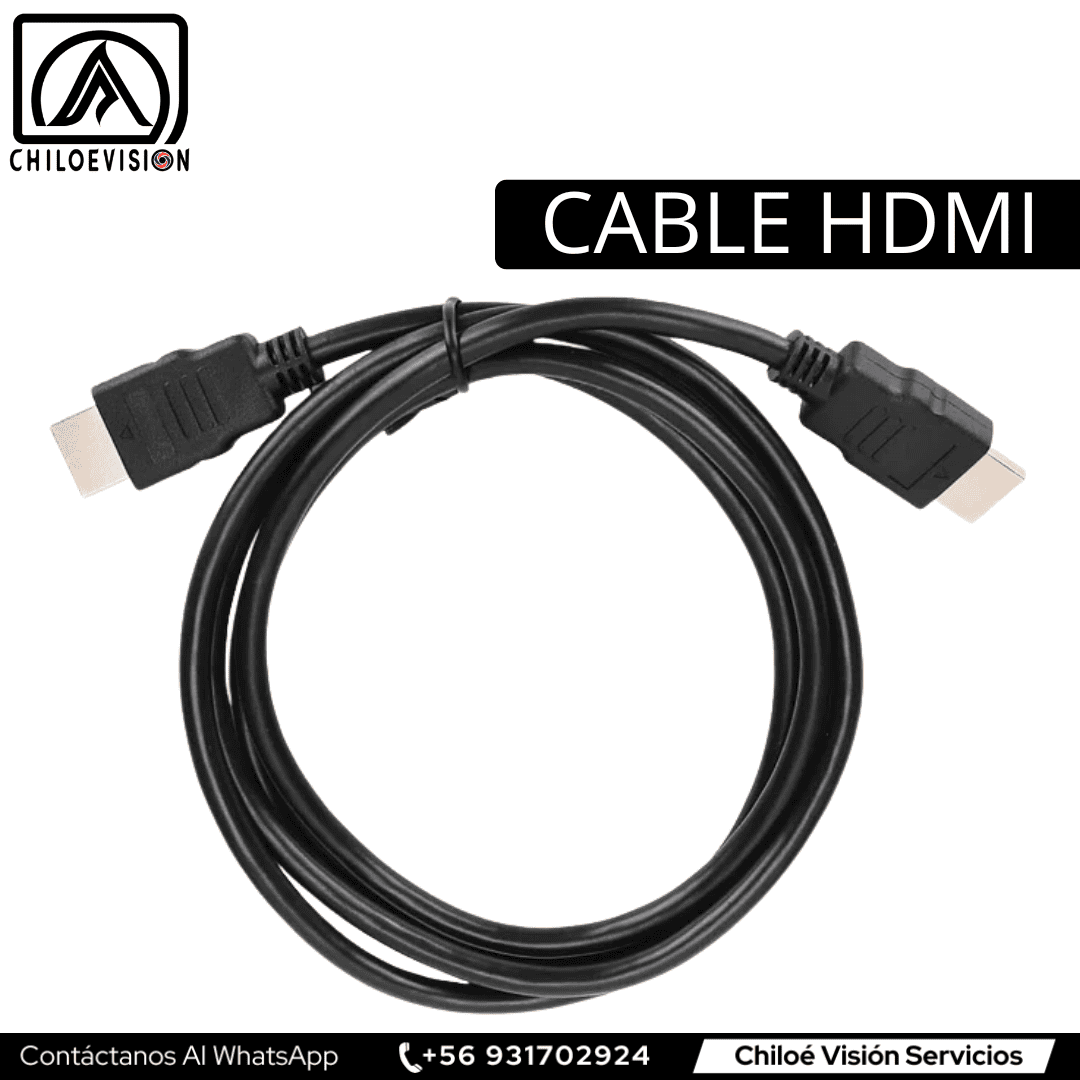 Cable HDMI en Chiloé