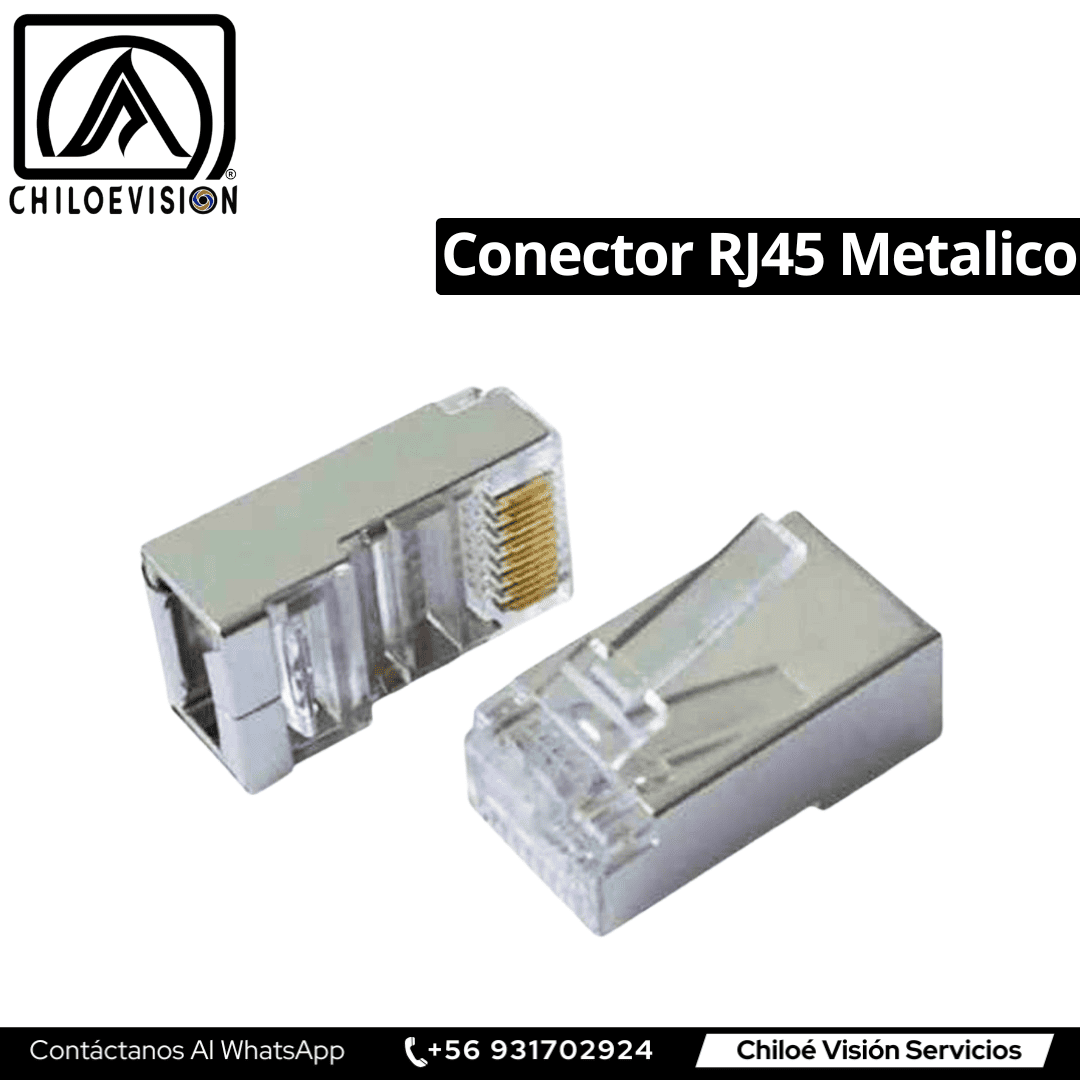 Conector RJ45 Metalico en Chiloé