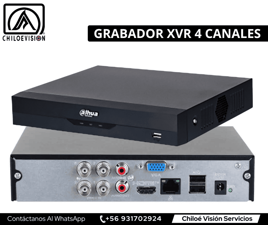 Grabador XVR de 4 Canales