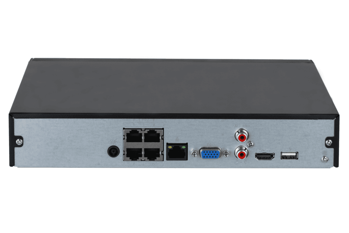 NVR 4 Canales con 4 Puertos PoE Dahua DHI-NVR2104HS-P-4KS3