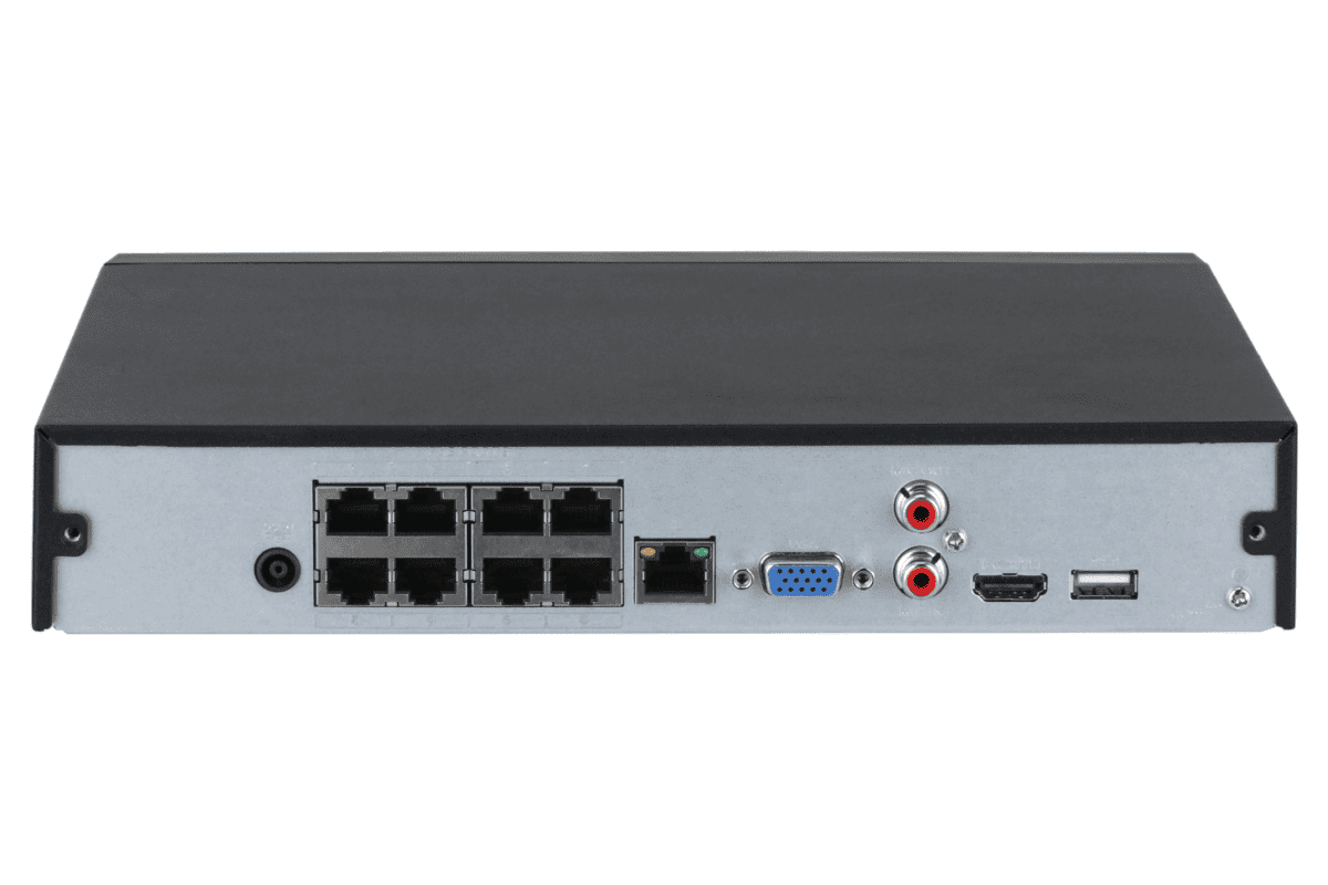 NVR de 8 Canales 8 Puertos PoE Dahua DHI-NVR2108HS-8P-I2