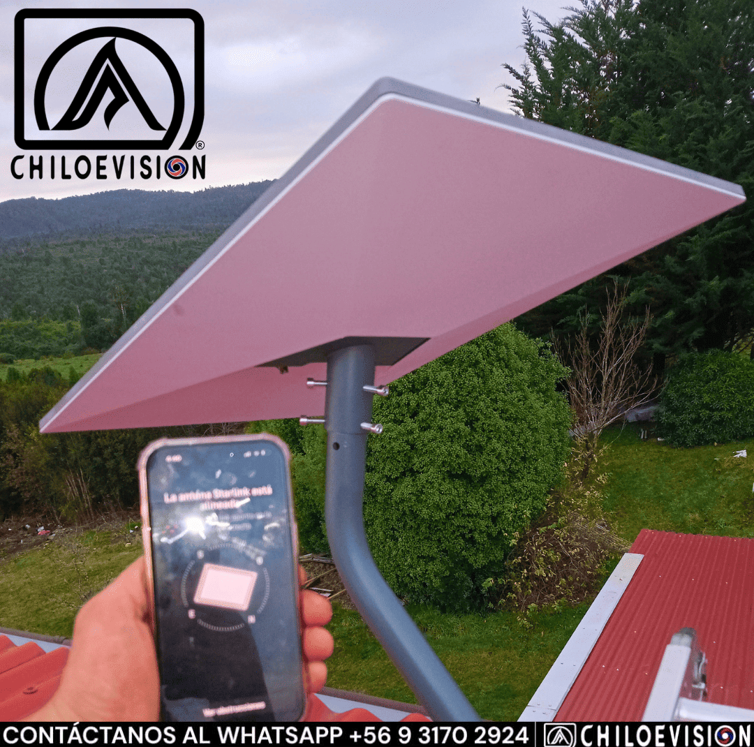 Instalación de Soporte para Antena Starlink en Chiloé