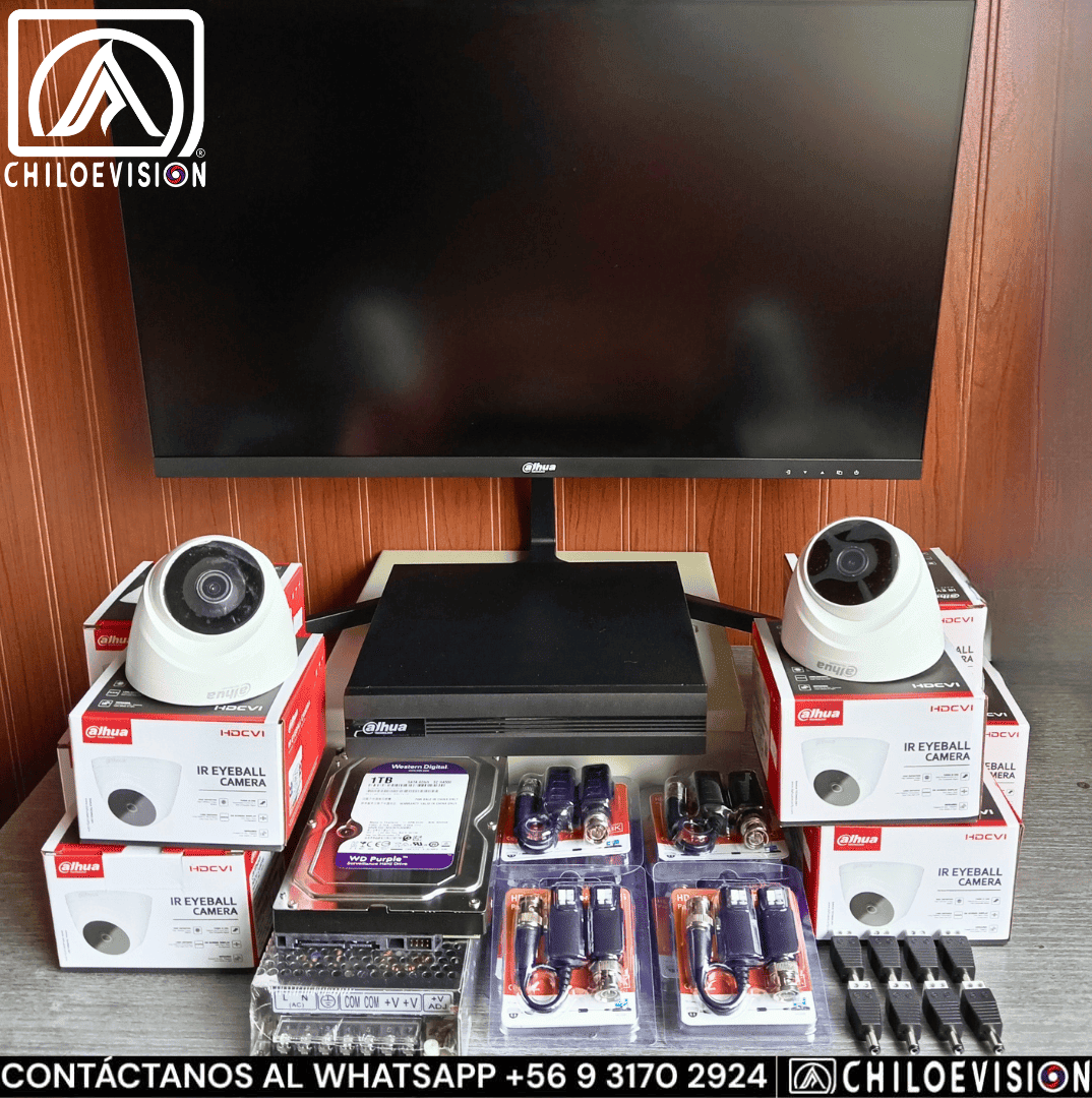 Kit de Cámaras CCTV en Chiloé, Chile
